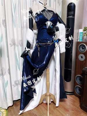taobao agent [MIMOSA] COSPLAY clothing*Blue route*Xinnong*vowing dress*dress*ring*gift costume