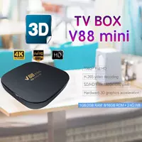 V88 mini Android 7.1 network TV set-top box 1080P receivers