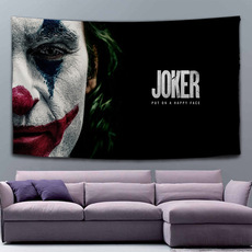 Гобелен 小丑电影海报挂布背景布 卧室床头墙上墙布宿舍挂画挂毯来图定制