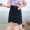 Phụ nữ lỏng lẻo mỏng sinh viên thêu Hàn Quốc thời trang đơn ngực một từ váy denim váy váy ngắn váy eo cao