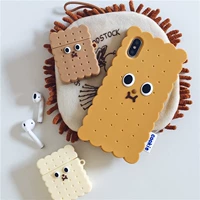Защитный чехол ins Корейское печенье Apple airpods Чехол для мобильного телефона iPhonex/xs силиконовый чехол против падения