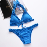 Оригинальный сингл бренда Pure Blue Blue Bikini European и American Brazilian Brand Can Buld удалить монетные ручные и плетения края