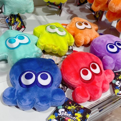 taobao agent Japanese Nintendo Splatoon3 Sipra 遁 Squid Octopus Dolum Discover Plush Spray Soldiers Genuine