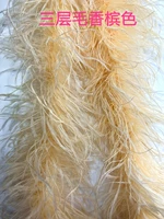 3 слоя зашифрованной полосы при волос с шампанским