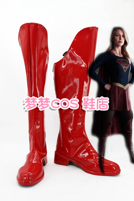 taobao agent No. 2641 Female Superman Supergirl COSPLAY Shoes COS Shampoo Anime Shoes to customize