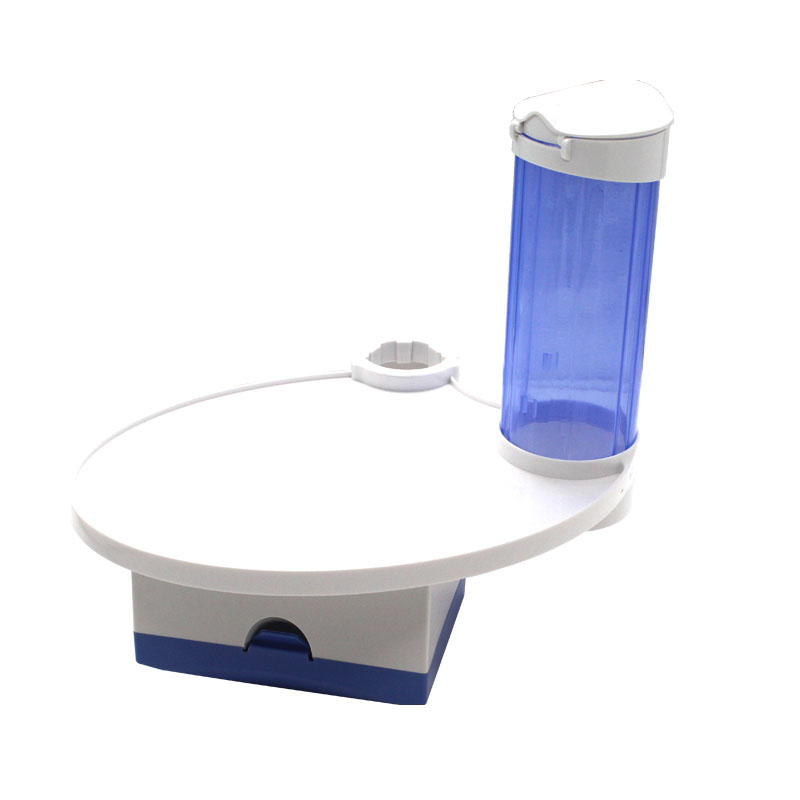 Center Pillar Diameter 45Mm (Blue)new pattern Stomatology Department additional Disc table Tray Water cup holder disposable Cup holder Tissue box Three in one Dental chair parts