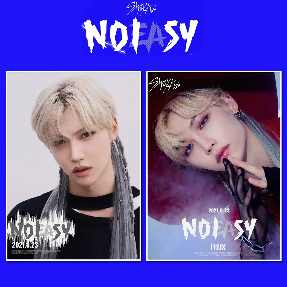 Постер Stray Kids Noeasy, самоклеящаяся фотографическая иллюстрация SKZ олень стикер периферия