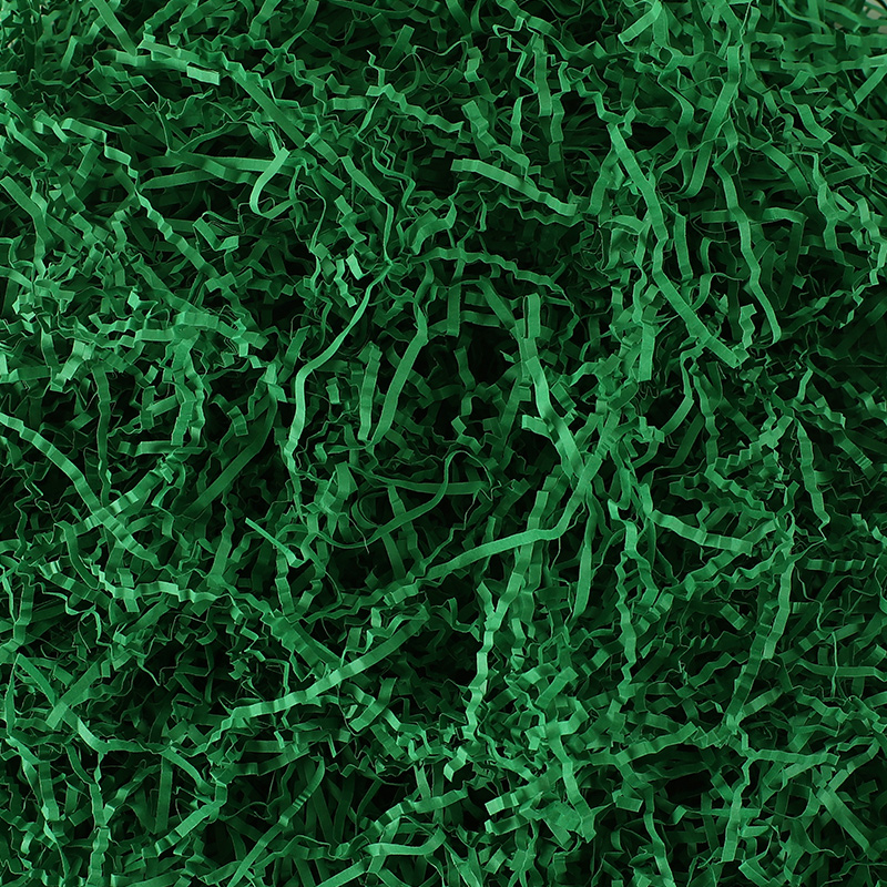 Army Green Pleated Paper SilkGift box ornament ceremony Item box Lafite Fillings Shredded paper Silk strip Crumbs Wadding originality Bedding grass decorate Material Science