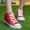 Mùa xuân phiên bản Hàn Quốc của giày vải đế thấp màu rắn thoáng khí giày thể thao nam hàng hiệu