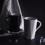 Bắc Âu in cốc có nắp đơn giản tùy chỉnh cốc gốm cá tính xu hướng cốc nam ly cà phê hộ gia đình - Tách