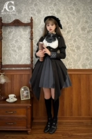 Alice girl Оригинальная куртка, комплект, платье, стиль Лолита, длинный рукав