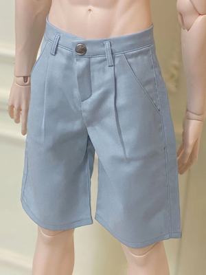 taobao agent Casual light blue short trousers pants penta pants BJD baby clothes doll clothes ID75 wild uncle uncle mother soom