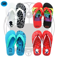 Benny Road Dép nam Summer Machine Cat Phim hoạt hình Anime Flat Fashion Flip-Slip Xu hướng Cặp đôi Flip-Flops S dép nam đẹp