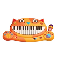 Bắc Mỹ B.Toys miệng mèo lớn piano trẻ nhỏ âm nhạc bàn phím piano giáo dục sớm dụng cụ micro hát giáo dục mầm non