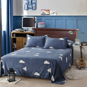 Coral cashmere tấm flannel dày hai mặt chăn con ký túc xá sinh viên cộng với luật nhung ấm nhung Levin đúp nap - Khăn trải giường