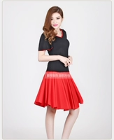 Топ, красный чай улун Да Хун Пао, красная юбка, комплект