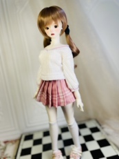 Одежда для кукол BJD （菜包猪肉铺）bjd4分熊妹熊蛋兔豆豆娃衣单品毛衣裙子