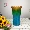 Giải phóng mặt bằng chai thủy tinh dày đầy màu sắc phòng khách châu Âu cắm hoa văn hóa nước phong phú tre lily bình hoa thủy tinh - Vase / Bồn hoa & Kệ