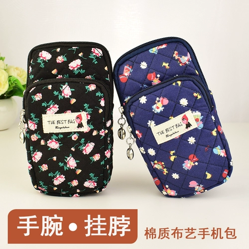 Хлопковая барсетка, кошелек для пожилых людей для матери, небольшая сумка, упаковка, мобильный телефон, увеличенная толщина, для среднего возраста