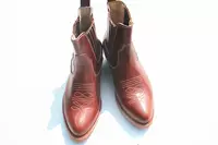 Yuanxing езда на западных джинсовых сапогах -все коричневые короткие ботинки для конных лошадей лошади оборудование рыночные лошади ботинки
