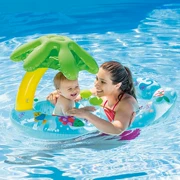 Vòng bơi che nắng cho trẻ em INTEX nhẫn nam và nữ ghế trẻ em phao cứu sinh bơm hơi cho mẹ và trẻ em - Cao su nổi