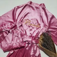 BP утренняя одежда для вечеринки утренняя халата Peach Blossom Jacrus Makeup Custom Свадебная настройка
