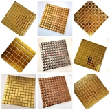 Керамическая мозаичная гриппа глиппер золото и серебряная плитка Ktv Hotel Lobby Bar