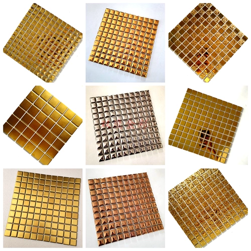 Керамическая мозаичная гриппа глиппер золото и серебряная плитка Ktv Hotel Lobby Bar