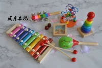 Đàn gõ gỗ cho trẻ sơ sinh Đồ chơi âm nhạc giáo dục cho trẻ 6-12 tháng tuổi 1-2-3 tuổi nửa nhạc cụ xylophone đàn piano đồ chơi cho bé