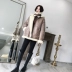 COCO LIMITED Mocha nhập khẩu hạt fur fur một hat có thể tháo rời fur coat coat nữ Faux Fur