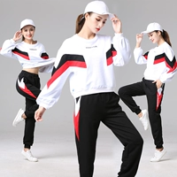 Одежда, осенний демисезонный спортивный танцующий комплект для спортзала