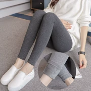 Quần legging bà bầu mùa thu đông 2018 mẫu thời trang mới cho bà bầu cộng với quần nhung cho bà bầu