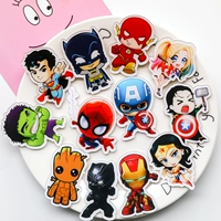 The avengers Huy Hiệu Trâm Marvel Spider-Man Pin Acrylic Superman Batman Dễ Thương Trang Trí Huy Hiệu huy hiệu cài áo