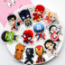 The avengers Huy Hiệu Trâm Marvel Spider-Man Pin Acrylic Superman Batman Dễ Thương Trang Trí Huy Hiệu Trâm cài