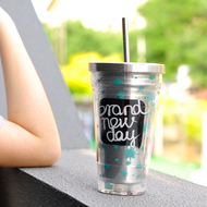 Hàn quốc thép không gỉ sippy cup dành cho người lớn văn phòng sáng tạo tay cup nam giới và phụ nữ công suất lớn cốc sinh viên