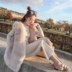 Mùa Thu Đông 2022 Mới Áo Vest Lông Nữ Trung Dài Giả Lông Cáo Phiên Bản Hàn Quốc Áo Vest Áo Khoác Lông Thú áo da lộn lót lông Faux Fur