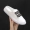 Giày vải mùa hè nhỏ màu trắng giày nữ nửa dép 2018 phiên bản mới của Hàn Quốc hoang dã giản dị một bàn đạp không gót giày lười dép hermes nữ