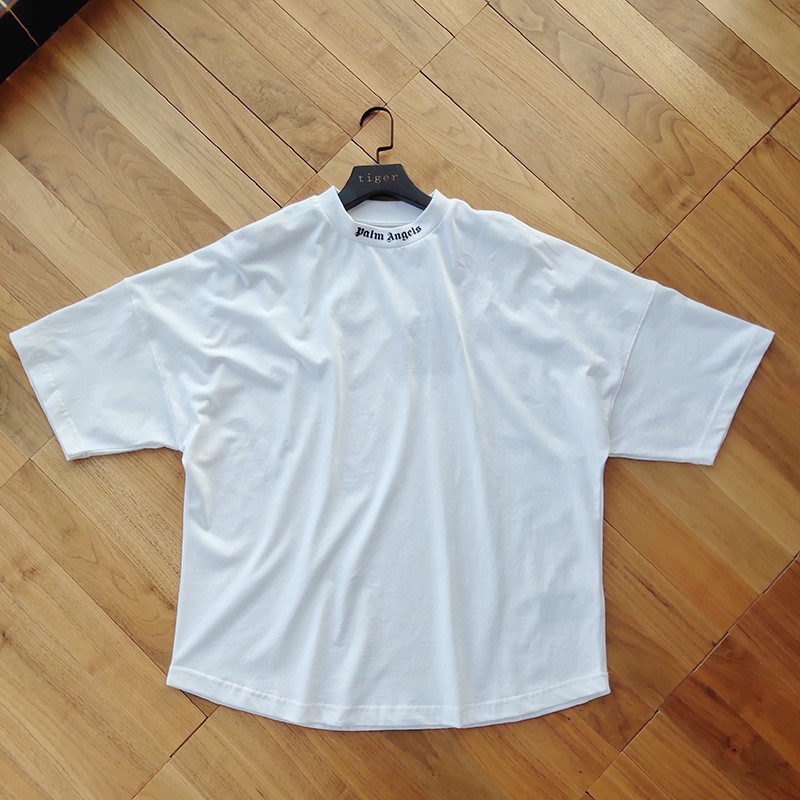 WhiteCorrect version palmangels High street foaming letter pure cotton Short sleeve T-shirt 21030502