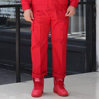 Красные трех карманы брюки