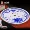 Màu xanh và trắng sứ tinh tế bộ trà hộp quà tặng đặc biệt Kung Fu Jingdezhen tổ ong trà bộ gốm rỗng đĩa trà tròn - Trà sứ