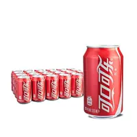 Coca -cola Cardingated Beverage Cola Soda 330 мл*24 банки, короткие банки, целая коробка Sprite Sprite Sprite