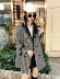 Áo len lông ngắn mùa thu và mùa đông nữ 2018 phiên bản mới của Hàn Quốc thời trang ngàn chiếc áo len lông cừu tartan áo khoác nữ đẹp Áo khoác ngắn