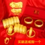 Rồng Phoenix vòng tay nữ đám cưới cô dâu trang sức vàng lợn vòng cổ Trung Quốc đám cưới cát vàng mô phỏng cửa hàng vàng mô hình Xu Ping trang sức vòng tay đôi