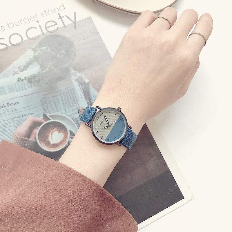 French niche  minimalist temperament Student colge Fengsen  department Small and fresh Art watch women's_voghion.com