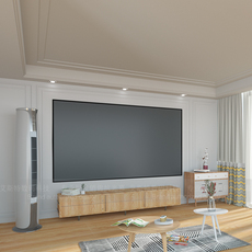 Экран для проектора 超短焦激光电视黑栅抗光幕布120寸窄边画框投影幕菲涅尔硬屏100寸