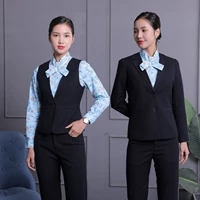 Новый Minsheng Banking Jacket Jacket Женский тибетский профессиональный платье весна и осенний костюм Minsheng Bank Institution