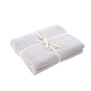 Cotton rộng và mỏng sọc đan bông ngủ nude chăn quilt Đôi đơn giản Giường đơn quilt bao gồm màu rắn - Quilt Covers
