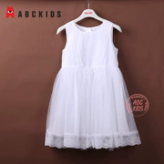Abc trẻ em quần áo công chúa trắng váy công chúa lớn váy voan 2019 mới cho trẻ em váy mùa hè - Váy