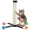 Mèo vui mèo đồ chơi mèo cung cấp dây đàn hồi lông que 竿 chuông chó thú cưng đồ chơi mèo salu bóng - Mèo / Chó Đồ chơi