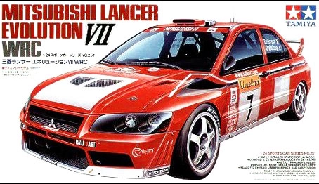 Кастинг мира Tian Gong Carive Model 24257 1/24 Mitsubishi Lanser Automobile